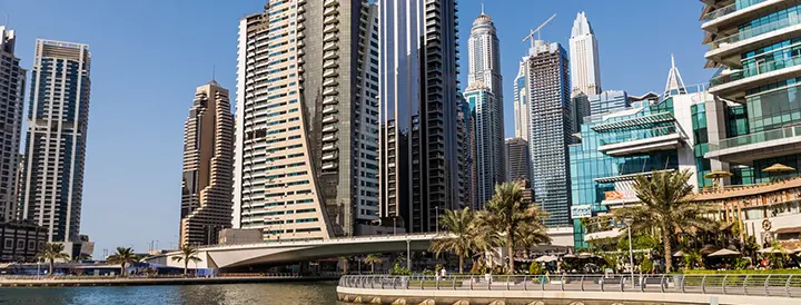 Real estate investment opportunities in luxurious Dubai Marina unlocking prime waterfront assets.